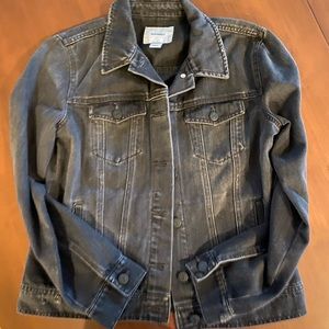 Black denim jean jacket .. never worn! Tags still on